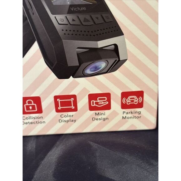 Mini 1080P Car DVR Camera Dash Cam Collision Detection, Colored Display, Parking - Picture 3 of 9